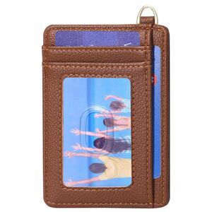 1723 Credit Card Holder Slim Minimalist Wallet, Front Pocket Purse RFID